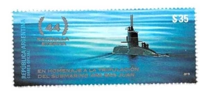 ARGENTINA 2019 MILITARIA SHIP SUBMARINE ARA SAN JUAN WRECK MNH - Picture 1 of 2
