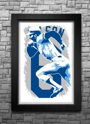 WILLIE WILSON art print/poster KANSAS CITY ROYALS FREE S&H! JERSEY B2G2 - Image 1 of 4