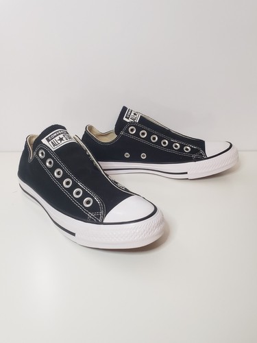 Sneakers Converse Chuck Taylor All Star nere slip on donna 7 nuove