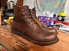 Red Wing Iron Ranger 11.5 Leather 8111 Cap Toe Brown Boot