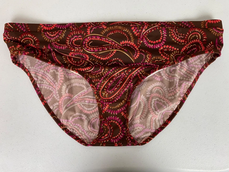 Liz Lange Maternity Bikini Bottom Womens XLarge Paisley Beach Swim Resort Summer - Image 1 of 4