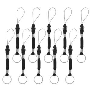 10 Pcs Flashlight Tail Rope Opera Cinturino Cordini Telefonici Nylon - Photo 1/12