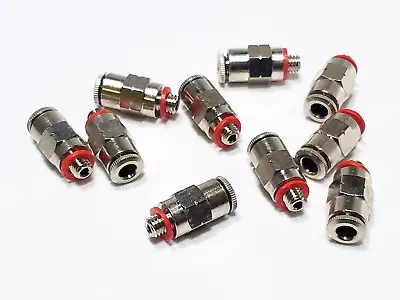 10 WH 1168x2.5A 5/32" Tube OD x 10-32 UNF Thread MALE Connector Push to Connect - Image 1 of 4