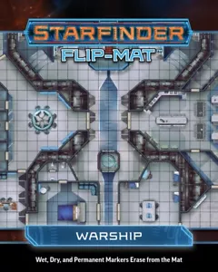 Tappetino flip Starfinder (RPG): nave da guerra - Foto 1 di 1