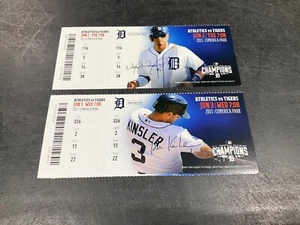 TIGERS 2015 TICKET STUB 6/2/15-6/3/15 VS A'S - Picture 1 of 3