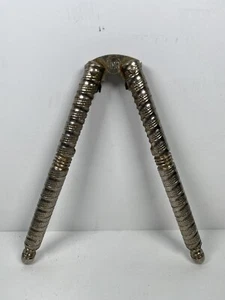 Vintage HMQ Silverplate Metal Nut Shellfish Cracker  Tool Skinny Nostalgia