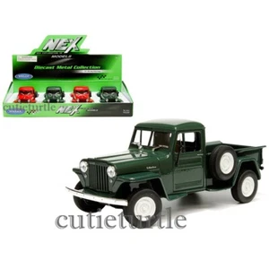 Welly 1947 Jeep Willys Pickup Truck 1:24 Diecast Model Toy Car 24116 4D - Picture 1 of 5