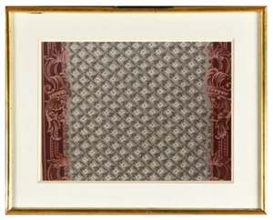 GOUACHE PROJET DE DECORATEUR TAPIS EPOQUE ART DECO 1930 (92) - Picture 1 of 2