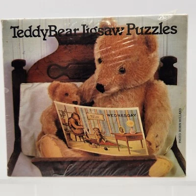 Teddy Bear Jigsaw Puzzle 100 Pc MAMA and Baby Bialosky & Friends Vintage Sealed - Image 1 of 4