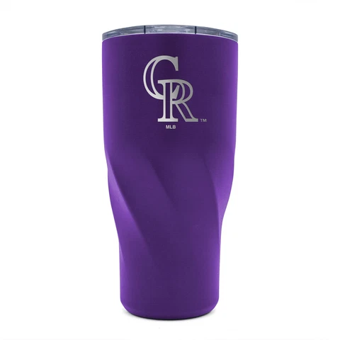 WinCraft Colorado Rockies 30oz. Morgan Stainless Steel Tumbler Cover