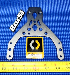 *NEU* VORDERE OBERE PLATTE GUNMETAL HPI BAJA 5B 5T 5SC 102170 **ORIGINAL HPI TEILE** - Bild 1 von 3