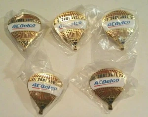 NIP VINTAGE AC DELCO A C DELCO HOT AIR BALLOON PIN NEW lot of 5 pins - Picture 1 of 9