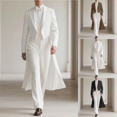 Men Irregular Blazer Lapel Collar Turn-Down Collar Solid Pattern Regular Length - Image 1 of 4