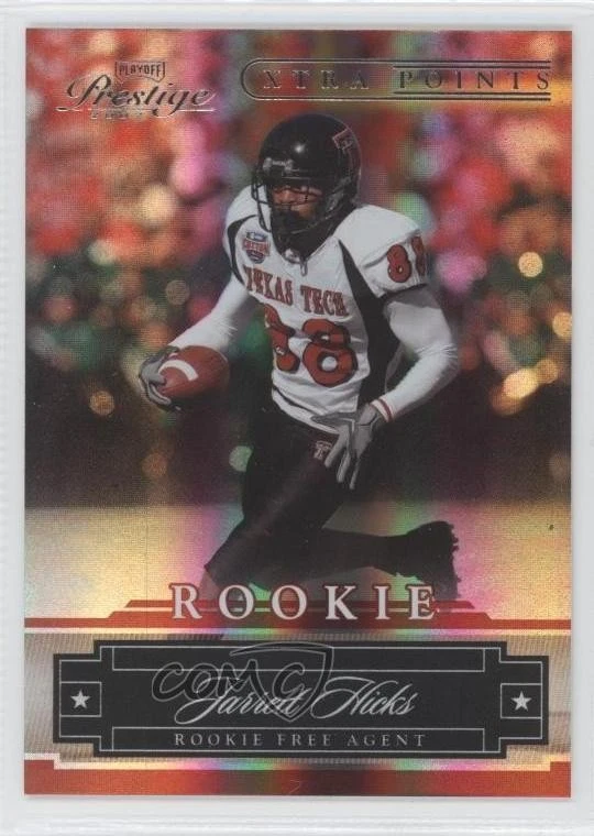 2007 Playoff Prestige Rookie Xtra Points Red /100 Jarrett Hicks #218 Rookie RC - Image 1 of 2