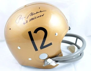 Roger Staubach Autographed Navy Midshipmen TK Helmet w/ Heisman - Beckett W Holo - Picture 1 of 5