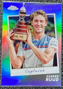 Casper Rudd 2024 Topps Cromo Tenis #CTD-CR Refractor Capturado (RC) - Imagen 1 de 2