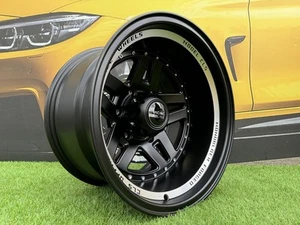 4x 15 Inch 6x139.7 Toyota Monoblock Style Black Matt Wheels: Fits para Hilux - Imagen 1 de 12
