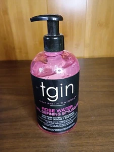 Gel de peinado hidratante sin sulfato de bayas y agua de rosas natural TGIN 13 oz - Imagen 1 de 4
