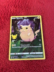 Pikachu 005/025 Celebrations Holo 25th Anniversary Pokekon Card Nm-