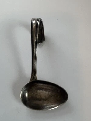 Antigua cuchara medicinal para bebé Webster de plata esterlina sin monograma sin pulir Foto 1 de 4