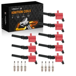 8x Ignition Coil + 8x Spark Plug for Ford Crown Victoria F150 4.6L V8 1998-2008 - Picture 1 of 9