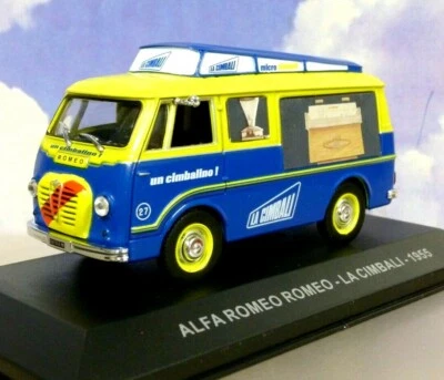 DIECAST 1/43 FURGONETA ITALIANA COLL. MÁQUINAS DE CAFÉ ALFA ROMEO LA CIMBALI 1956 Foto 1 de 3