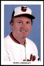1984 Postcard BRF Terry Crowley Baltimore Orioles #NNO