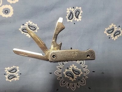 Navaja de Bolsillo Multifuncional 'Enjoy Coca-Cola' Acero Inoxidable Rara Promocional Foto 1 de 4