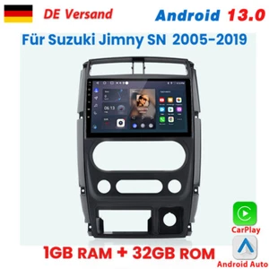 Für Suzuki Jimny SN 2005-2019 Carplay Autoradio Android13 GPS NAVI BT WIFI DAB+ - Bild 1 von 12