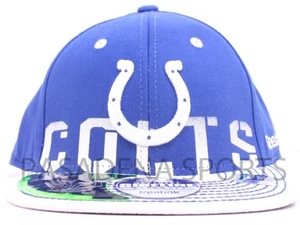 GORRA REEBOK DE AJUSTE ELÁSTICA INDIANAPOLIS CON LICENCIA OFICIAL, TALLA PEQUEÑA/MEDIANA - Imagen 1 de 6