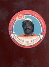 1989 King B EDDIE MURRAY Baltimore Orioles Rare Disc Card Mint  