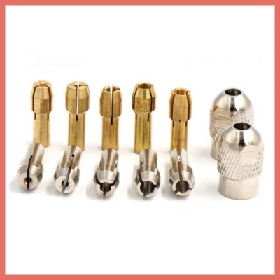 Broca de pinza de portabrocas de latón de 0,5-3,2 mm para adaptador de herramientas rotativas Dremel 4,2/4,8 mm