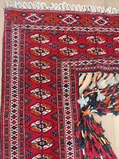 Handwoven Carpet | Central Asian | Red Doorframe Carpet - "Gapylyk"