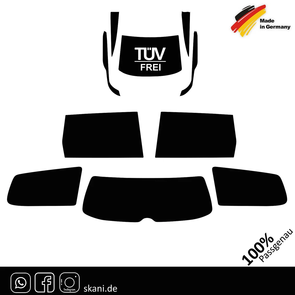 Lámina tintada a medida para VW Passat Variant (B7) (3C) Combi 2010-2014 - Imagen 1 de 1