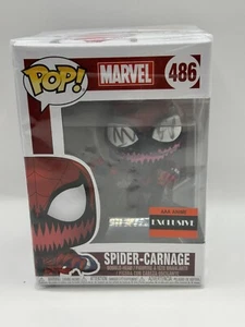 Funko Pop Spider-Carnage 486 - Marvel - Vinyl - AAA Anime Exclusive + PROTECTOR - Picture 1 of 6