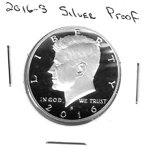 2016-S Silver Kennedy Half Proof Cover