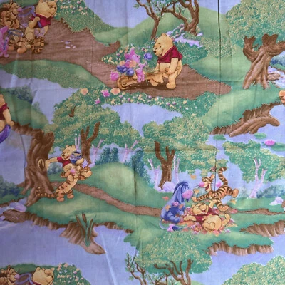 Winnie the Pooh Days of Huny Honey Quilter Fabric 33" x 44"  Cotton  Rare #84 - Image 1 of 4