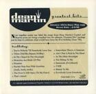 Dean Martin: Greatest Hits Promo W/ Artwork Music Audio Cd Advance Emi 1998 16Tk