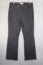 Jeanstar Black Denim Jeans Boot Cut High Rise Size 8 P Made In Egypt