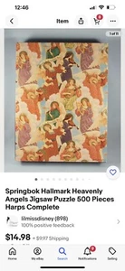 Springbok Hallmark Heavenly Angels Jigsaw Puzzle 500 Pieces Harps Complete - Picture 1 of 1