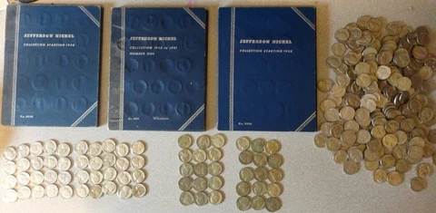 🩸 Huge Lot 1938 to 1961 Jefferson Nickel 3 Sets plus 200 More S Mint and War Cover