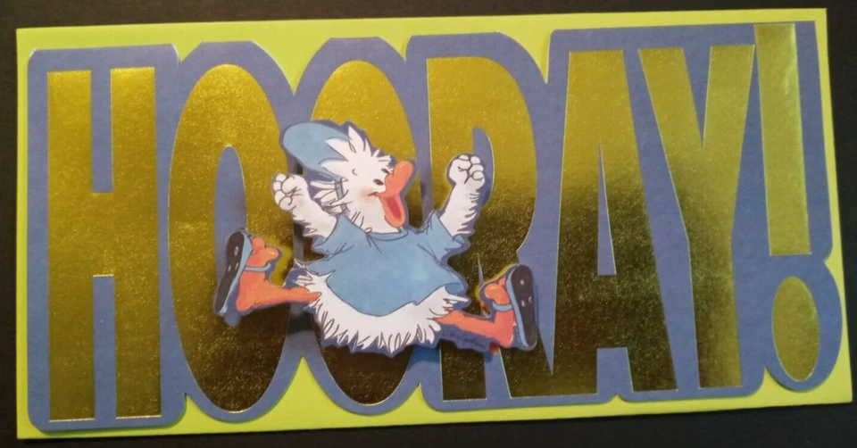 TARJETA DE FELICITACIÓN "HOORAY" SUZY'S ZOO Foto 1 de 1