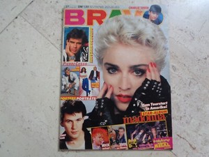 MADONNA 1987 BRAVO magazine Eros Ramazzotti Pierre Cosso card Modern Talking