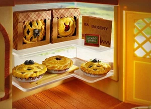 Pasteles miniatura de arándanos o cerezos para casa de muñecas Calico Critters - Imagen 1 de 4