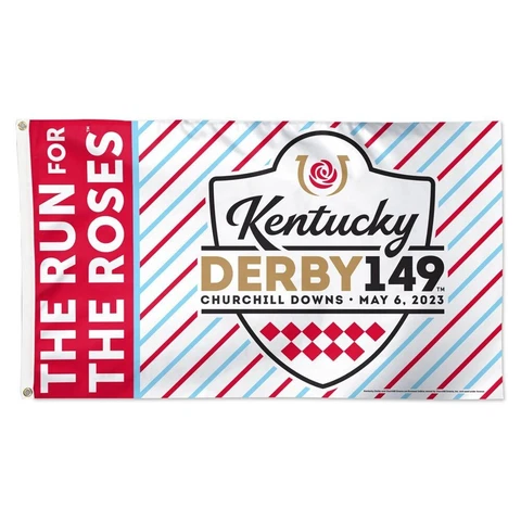 KENTUCKY DERBY 149 CHURCHILL DOWNS MAY 6, 2023 3'X5' DELUXE FLAG NEW WINCRAFT π Cover