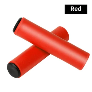 Ultraight Soft MTB Bike Cycling Grips Silicone Bicycle Handlebar Grips A Pair - Picture 1 of 26