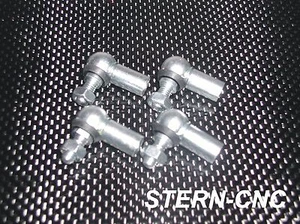 4x M8 Winkelgelenk Kugelgelenk CS RH mit Neopren Dichtung DIN 71802 M 8 FC04N - Picture 1 of 1