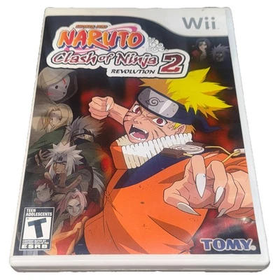 Naruto: Clash of Ninja Revolution 2 (Nintendo Wii, 2007) CIB Complete w/ Manual - Image 1 of 4
