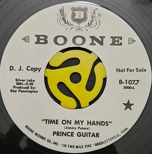 Rockabilly 45 - Prince Guitar - Time On My Hands - Boone Promo HEAR - Picture 1 of 2