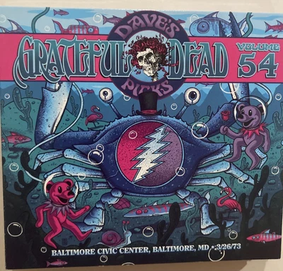 GRATEFUL DEAD Dave's Picks Volume 54 -3/26/73 (4-CD with BONUS DISC) LIKE NEW! - Image 1 of 4